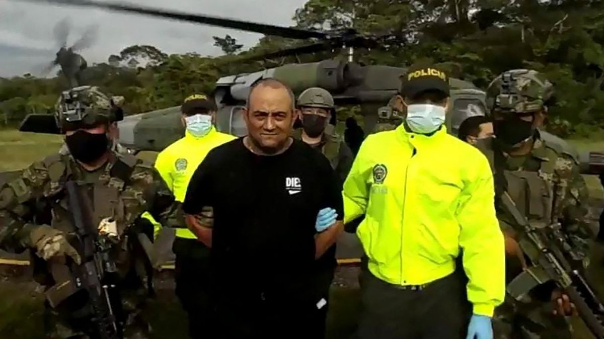 Kolumbijské síly dopadly nejhledanějšího drogového bosse v zemi